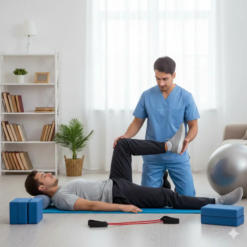  العلاج الطبيعي المنزلي